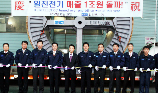 LJIN Electric Corporation achieves 1 trillion won in total annual sales