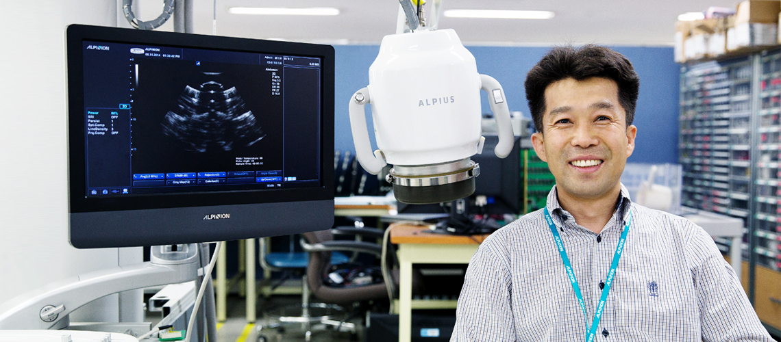 ALPINION MEDICAL SYSTEMS, New Business Department HIFU Team, Chief Engineer Kang, Kook Jin